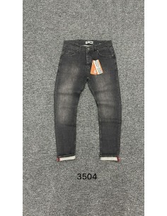 Jeans Berkaly noir sablé