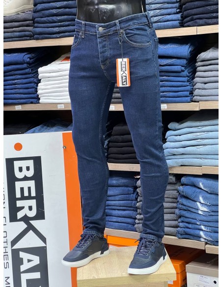Jeans Berkaly brute bleu