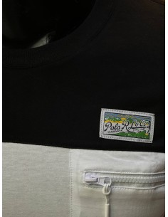Pull Polo Ralph Lauren Noir noir avec bande blanche demi-manches l Élégance décontractée 2