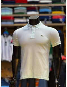 Pull Lacoste Vert d'eau Col Polo Demi-manches : Élégance et Décontraction