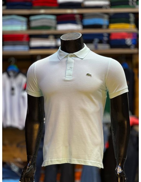 Pull Lacoste Vert d'eau Col Polo Demi-manches : Élégance et Décontraction
