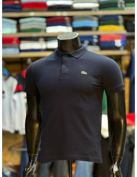 Pull Lacoste Bleu marine Col Polo Demi-manches : Élégance et Décontraction Pull Lacoste Bleu marine Col Polo Demi-manches : Élégance et Décontraction