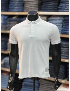 Pull Tommy Hilfiger - Pull Blanc Col Polo demi-manches - Sobriété raffinée
