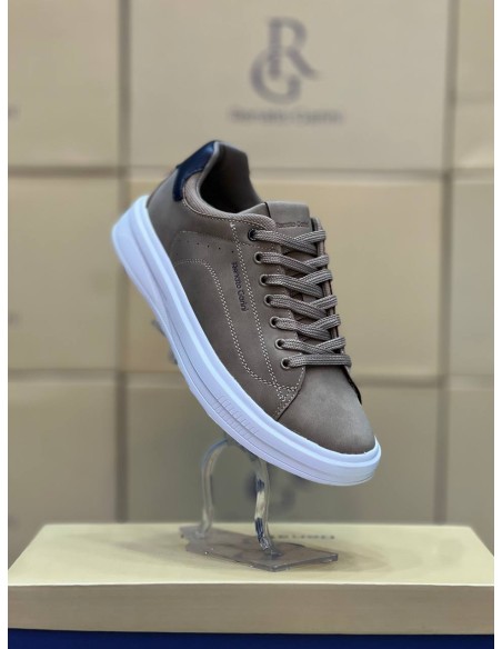 Sneakers Gris Renato Garini - BERKALY Alger Sneakers Gris Renato Garini - BERKALY Alger
