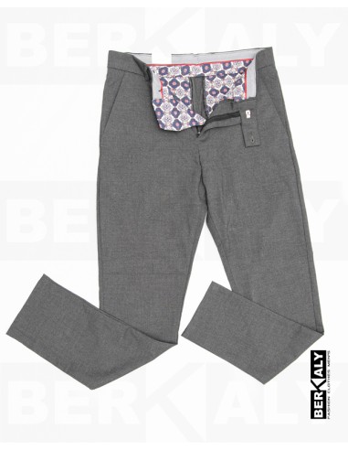 Pontalon classique Gris chiné